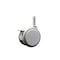Service Caster 2.375 Inch MRI Safe Caster with Brake, 7/16 Inch Grip Ring Stem SCC-GR02S60-TPR-GRY-B-716138-MRI - alternate 1